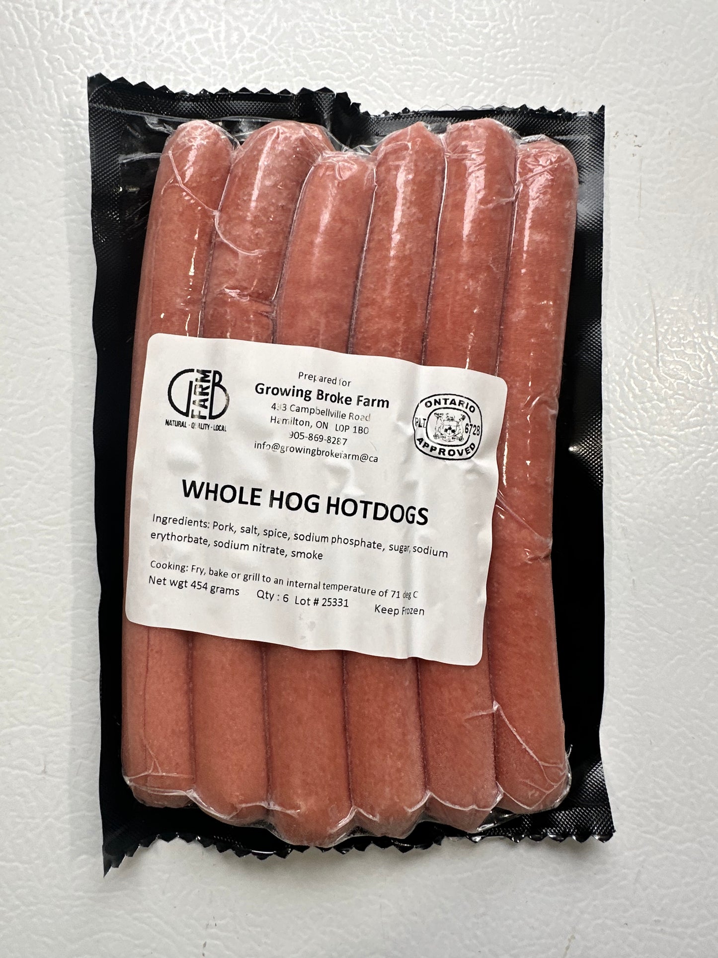 Whole hog Hot dogs