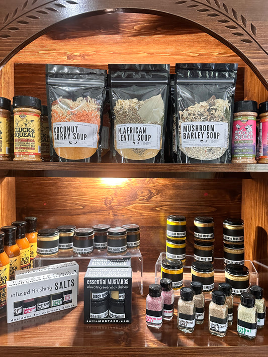 salt + MUSTARD - Gourmet Mustards, Infused salts & soups