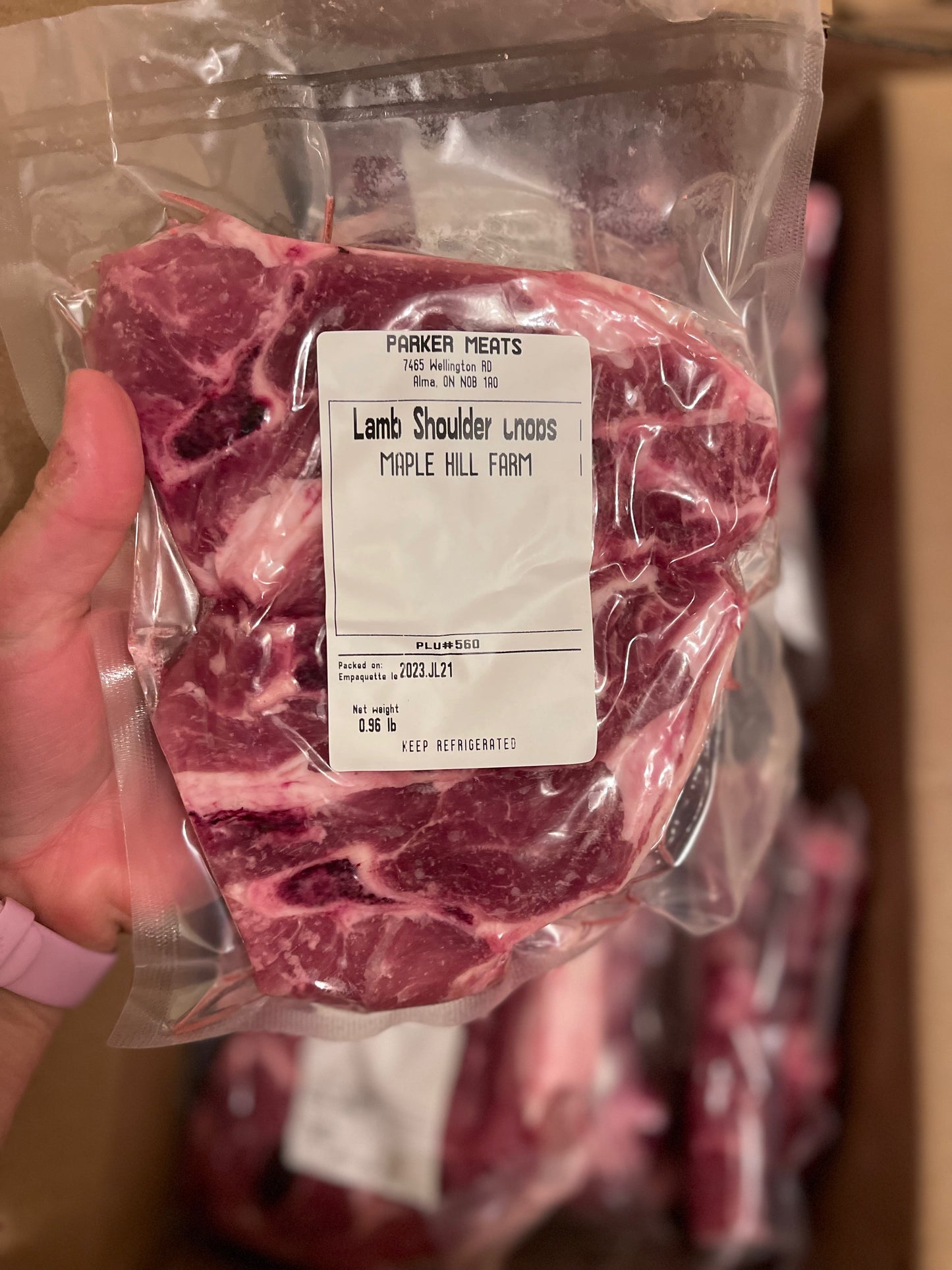 Maple Hill Farm - Lamb Shoulder Chops
