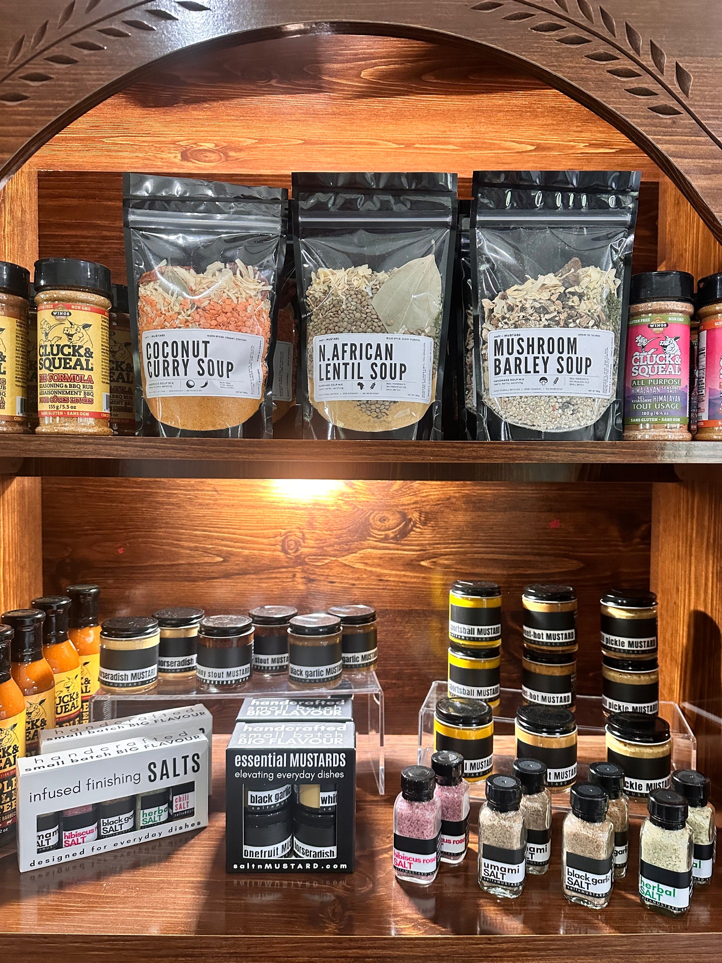 salt + MUSTARD - Gourmet Mustards, Infused salts & soups