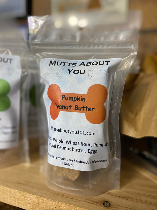 Mutts About You - Baked Peanut Butter Pumpkin Treats